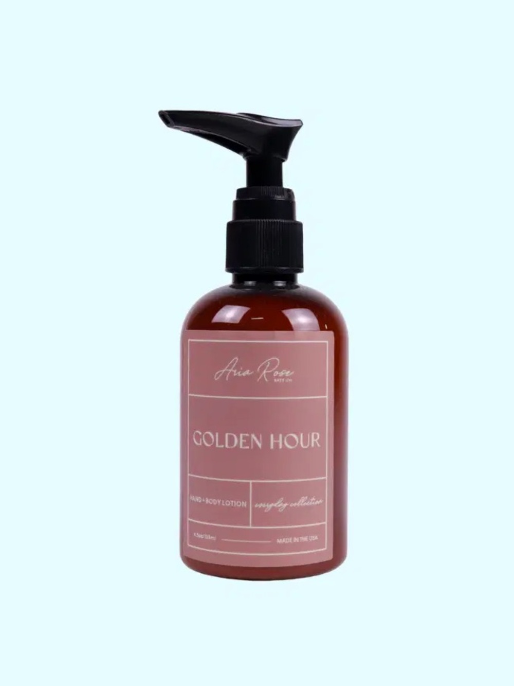 Aria Rose Bath Co. Golden Hour Hand and Body Lotion (4.5 oz)